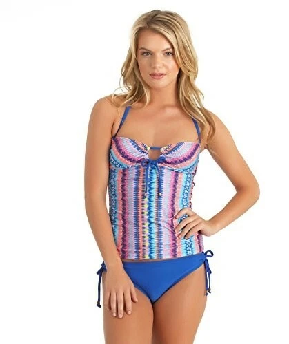 Trajes de baño para mujer Ella Moss Festival Bandini Tankini Top multicolor talla S Foto 2 de 3