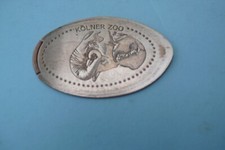 ELONGATED COIN ELEFANT KOPF ZOO KÖLN COLOGNE ELEPHANT SOUVENIR MÜNZE MEDAILLE !!