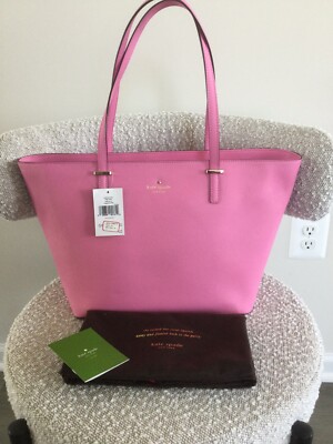 NWT, Kate Spade Cedar Street  Small Harmony  RougePink Leather Tote PXRU4545