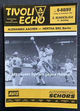 II. BL 88/89 Alemannia Aachen - Hertha BSC, 30.09.1988 - Peter Neururer