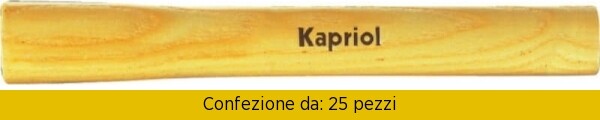 Kapriol 22120 Stock 25 Manici per Mazzetta da 800-1000g - Vero Frassino