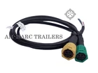 Pre-wired Green Yellow 6 Pin Rear Light Connector Plug for Ifor Williams Trailer