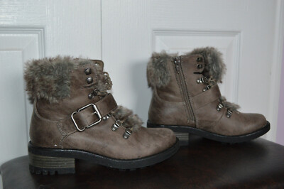 Carlos By Carlos Santana Syracuse Gray Cold Weather Winter Boots Size 6M 