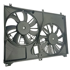Dual Engine Radiator Cooling Fan Assembly Fits Toyota Highlander 2.7L 3.5L 14-19