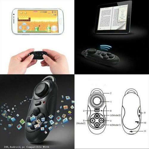 Mini Wireless Bluetooth V3.0 Handle VR PC Controller Remote Gamepad Joystick e - Picture 7 of 7