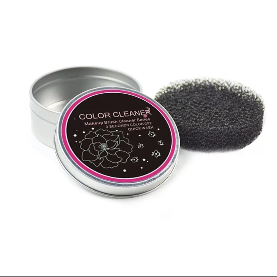 Cepillo de Maquillaje Sombra de Ojos Esponja Limpiador Interruptor de Sombra Solo Removedor de Color Caja Seca Foto 4 de 4