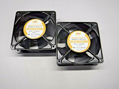 Shenzhen YYC Motor 12038B2XT Impedance Protected Component Fan (Lot of 2)