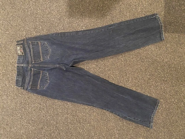 Structure 男式牛仔裤 29X30 蓝色牛仔休闲版型深冲洗棉 — 第 3/4 张图片