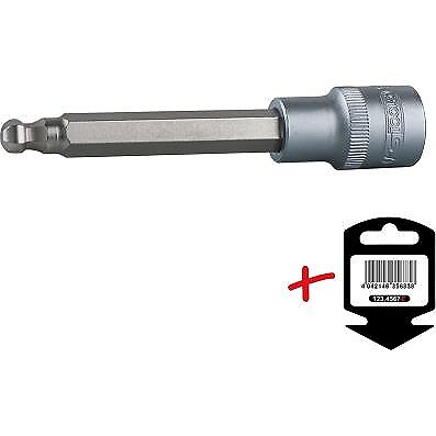KS Tools Bit-Stecknuss – Innensechskant 2,5 Mm, 1/4 Zoll, Aus Chrom-Vanadium