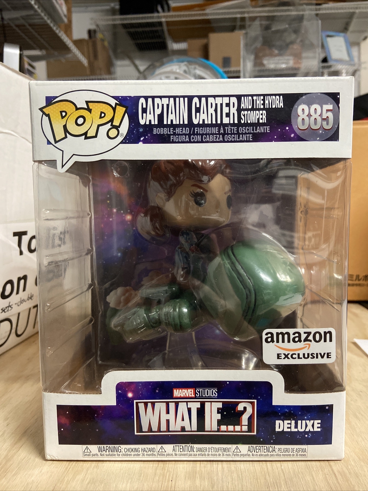 Funko Pop! Deluxe: Marvel - Captain Carter And The Hydra Stomper - Amazon...