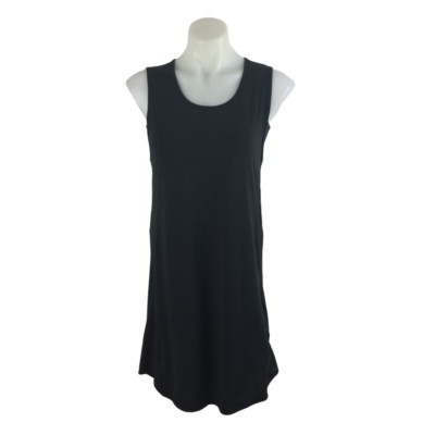 Marmot Estel Sleeveless Round Neck Black Knit Midi Dress Womens Size XS NWT