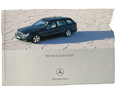 Mercedes-Benz E-Klasse Kombi S211 (Druck März 2003) UK Markt Verkaufsprospekt