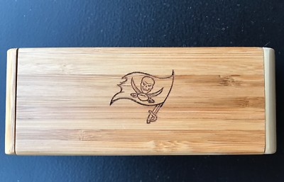 NFL Buccaneer Élan Waiter-Style Bamboo Corkscrew By Picnic Time +Handcrafted Box