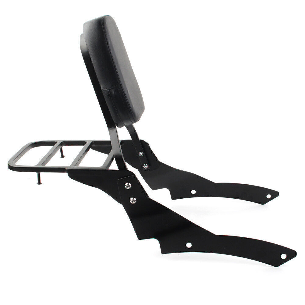 Backrest Sissy Bar Luggage Rack For Yamaha VStar XVS400 XVS650 Classic