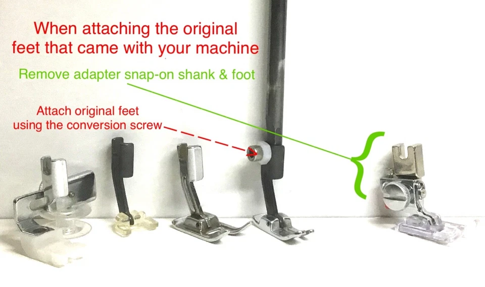 Kenmore Super High Conversion Kit to regular pressure feet (bin 01) - Image 3 of 4
