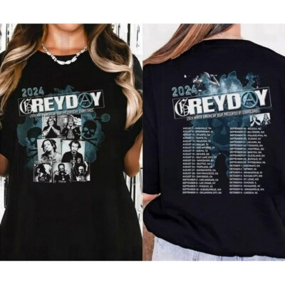 Greyday 2024 North American Tour 2side shirt, Suicideboy G59 Tee V5, City Morgue