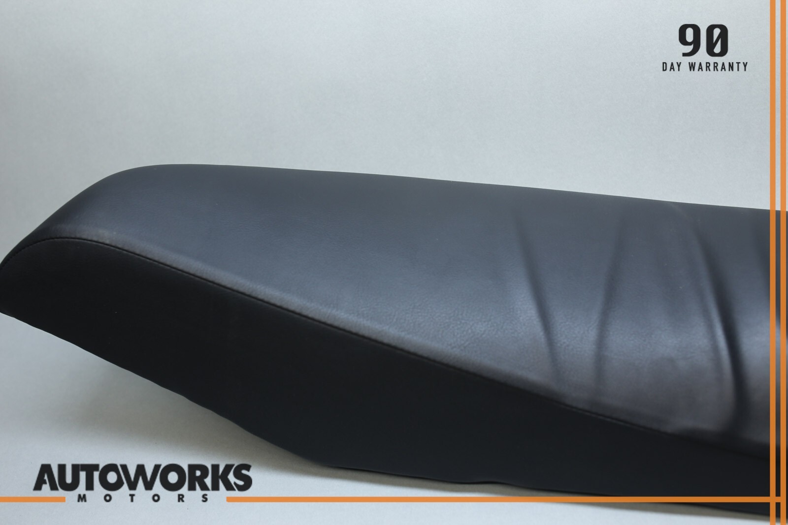 04-08 Maserati Quattroporte M139 Rear Left Seat Bolster Cushion Trim Black OEM