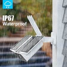 Home Security Camera Outdoor Solar Battery Powered Wireless Wifi Pan Tilt - USA