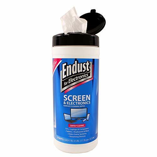 Endust for Electronics Surface cleaning wipes Great LCD and Plasma wipes 70 C...