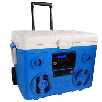 KoolMAX 40 Qt Cooler Audio System 350W Speaker Boombox Power Station-Refurbished