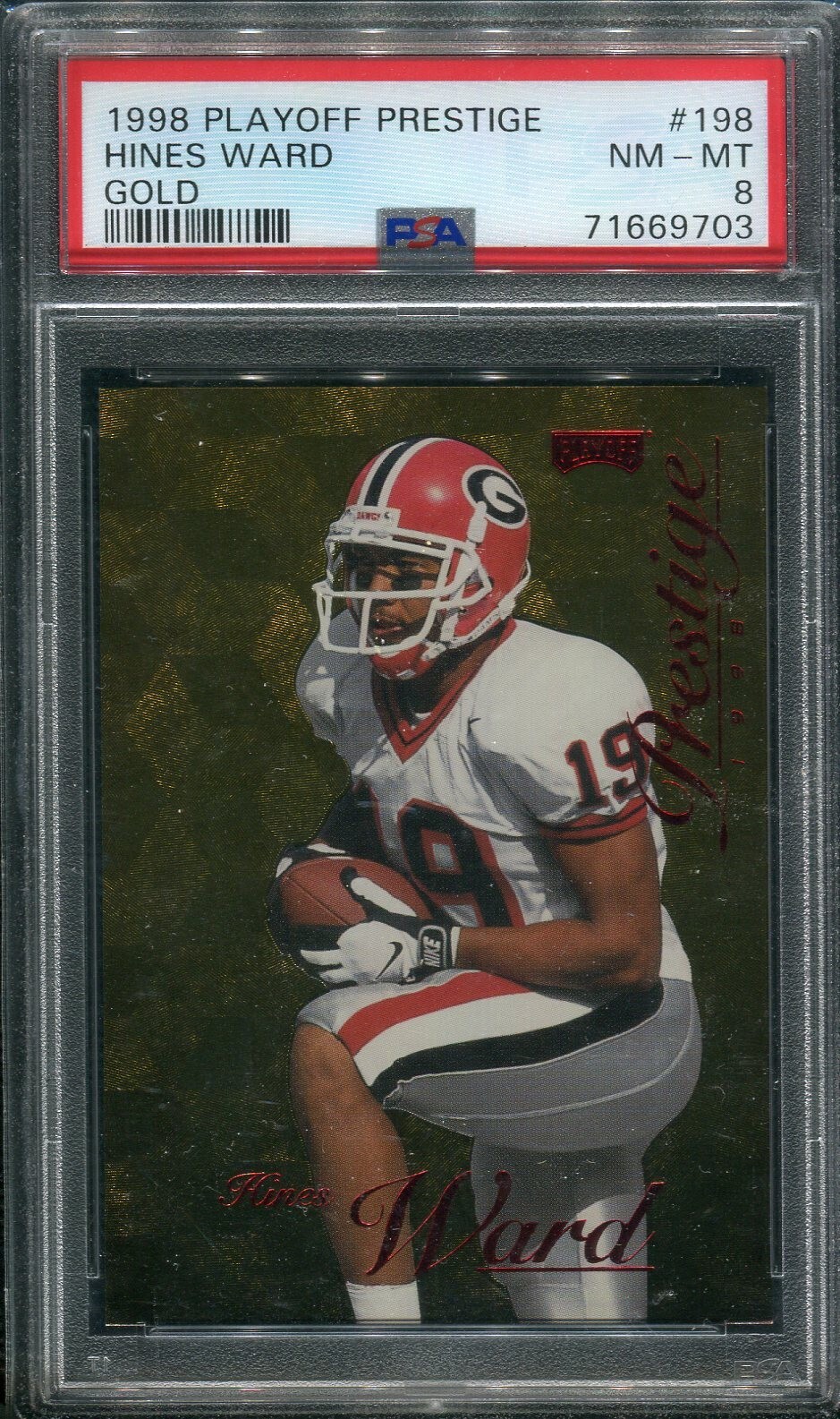 Hines Ward Playoff Prestige #198 Gold