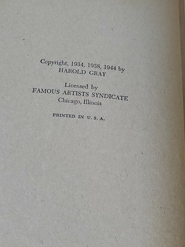 Little Orphan Annie and the Gila Monster Gang by Harold Gray 1944 - Imagen 6 de 9