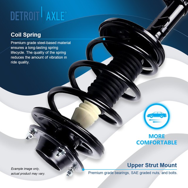Front Driver Side Shock Absorber and Strut Assembly Fits Hyundai Santa