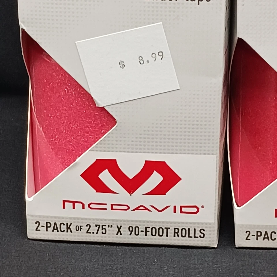 McDavid Under Wrap Red 2-Pack of 2.75" x 90-Foot Rolls Lot of 2 - Image 3 of 4