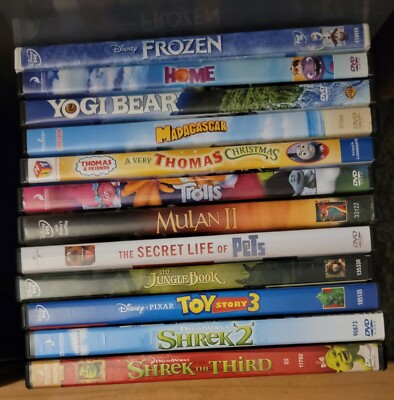 Assorted Kids Movie DVD's