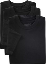 Hanes Ultimate FreshIQ Crewneck T-Shirt 3-Pack 100 Cotton 2XL-4XL Tag Free