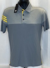 Adidas Heather 3-Stripes Block Polo Sport Shirt A213 Size Small Golf Men  s NEW
