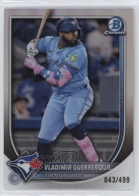 2025 Bowman Chrome Refractor /499 Vladimir Guerrero Jr #74 0w47