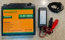 Eco-Worthy 12V 30Ah LiFePO4 Battery Charger, Low Cycle Count