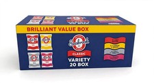 BBE 26-09-26 Seabrook Classic Variety 20 Box 20x25g 5x Each Flavour Crinkle Cut