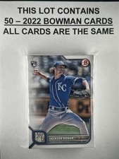Kowar, Jackson - 2022 Bowman Paper - 50 Card Lot - Rookie - Card #40