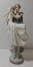 Lladro #5282 Over the Threshold Bride and Gro...
