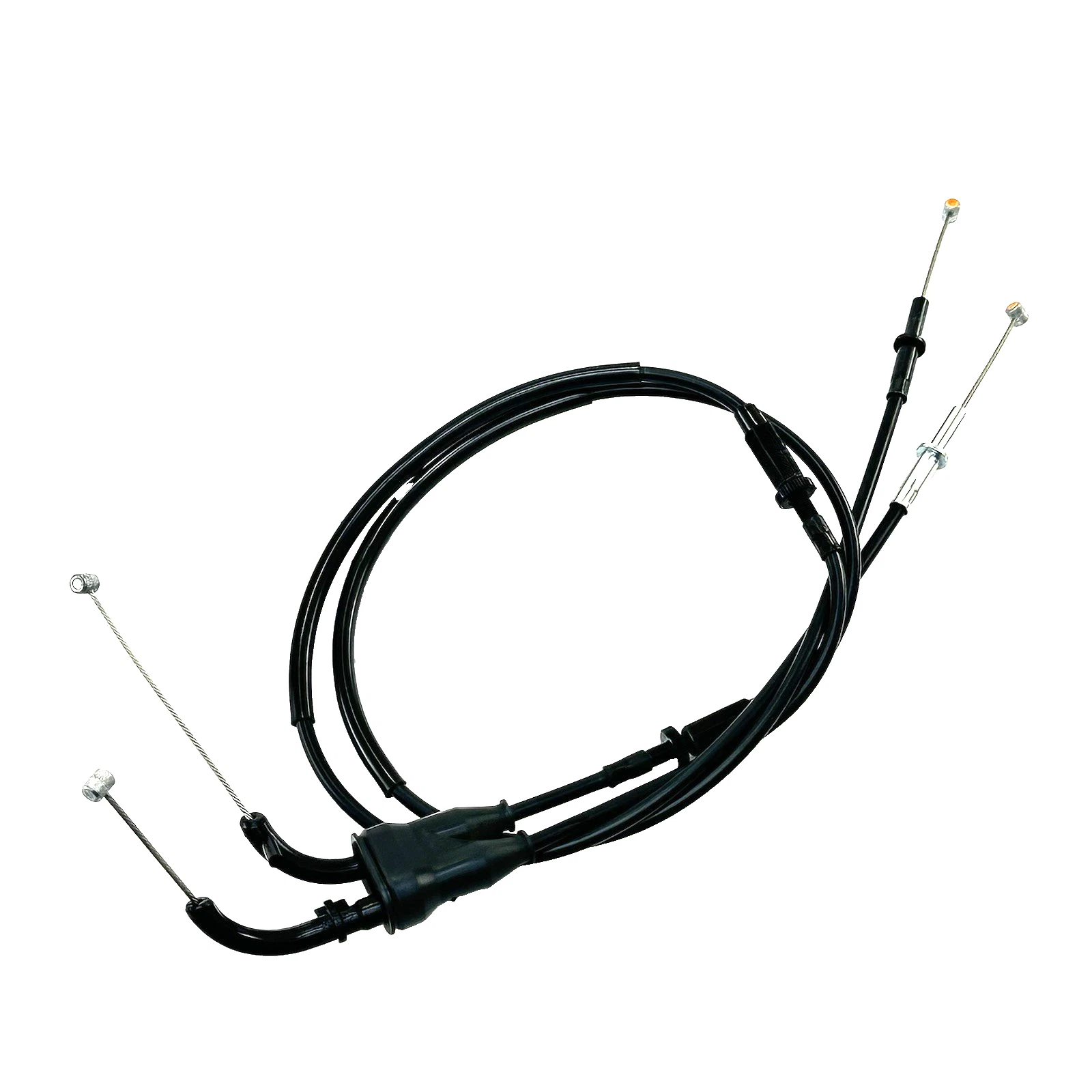 2024 - 2026 KAWASAKI NINJA ZX6R THROTTLE CABLES LINES WIRES SET PAIR STOCK