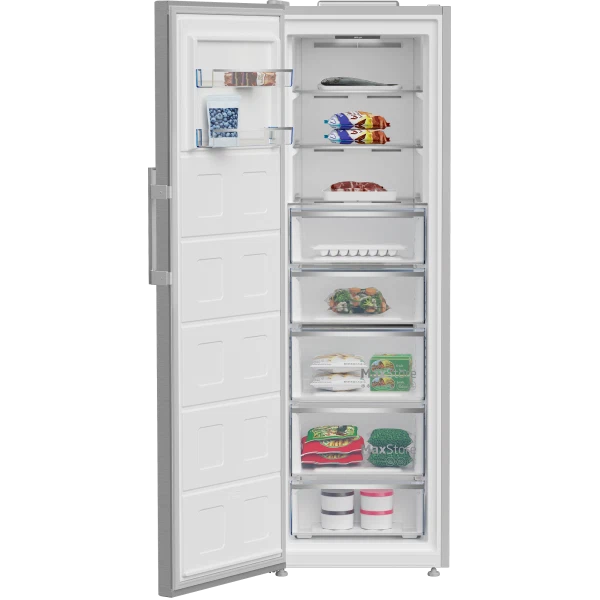 Beko Congelatore Verticale 313lt E Nofrost 5cassetti Inox B5rmfne314x - Immagine 3 di 4