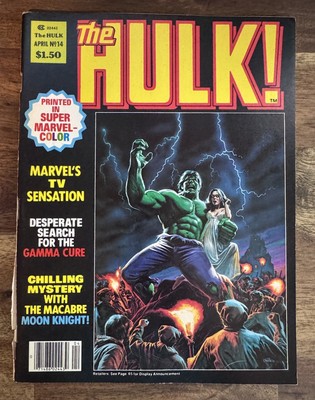 Curtis Magazine THE HULK No. 14 (1979) Printed in Super Marvel Color! VF-
