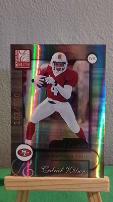 2001 Donruss Elite #154 Cedric Wilson RC Rookie 202/500 San Francisco 49ers 