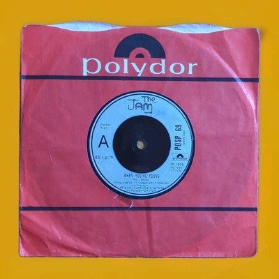 The Jam When Youre Young Vinyl 7'' Single Schwarz (1979)