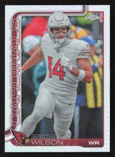 2025 Topps Chrome Football Michael Wilson #2 Refractor