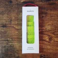 Suunto 24mm Athletic 1 Silicone Strap Lime S M Quick Release Fits 9/7/D5/Spartan