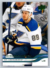 2025-26 Upper Deck Holiday Green Parallel Pavel Buchnevich St. Louis Blues #151