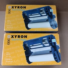(2) XYRON Model 900 Drop-in Refill Cartridge 50’ Two-Sided Lamination Brand New