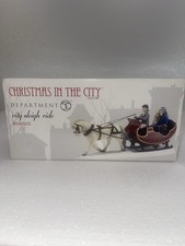 DEPT 56 CHRISTMAS IN THE CITY ACCESSORY "CITY SLEIGH RIDE" #4036503 BRAND NEW