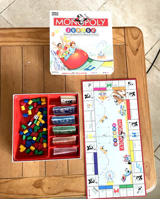 Brettspiel / Brett für Kinder - MONOPOLY Junior - Sehr guter Zustand - DE - 1996