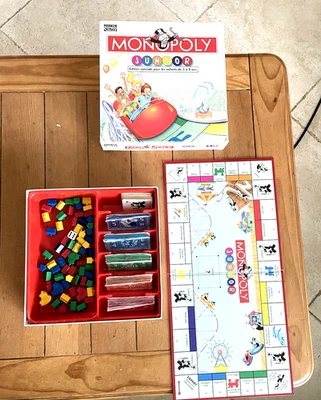 Jeu de société / plateau pour enfant - MONOPOLY Junior - VF - FR - 1996 - Photo 1/4