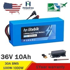 36V Lithium eBike Battery for 200W-1000W ebike Electric Bicycle Bike Scooter 30A