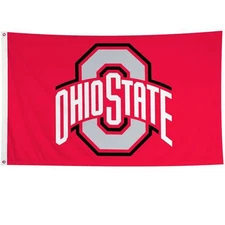 Ohio State Buckeyes College 3x5 Ft Flag with 2 brass Grommets for Outdoor Garden